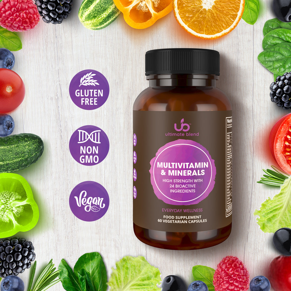 Multivitamin & Minerals High Strength with 24 Bioactive Ingredients